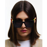 BLACK/NEON YELLOW SUNWEAR