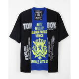 HANDCRAFTED TEE - BLACK/BLUE