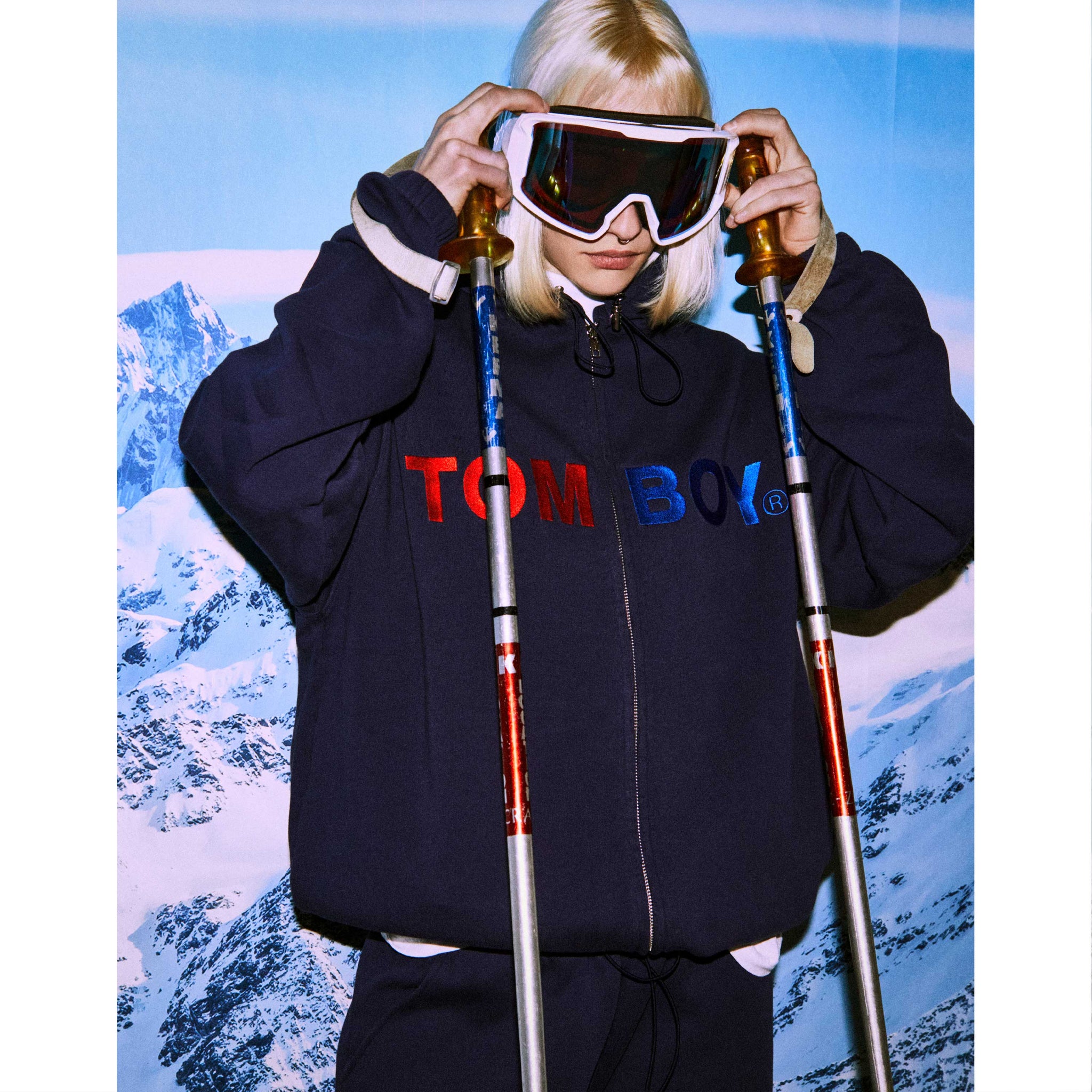 NAVY BLUE RUSH HOODIE