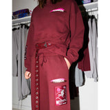 FREEZE CROP BURGUNDY