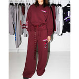 FREEZE CROP BURGUNDY