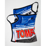 TOP-DRAPEAU BLEU/GRIS