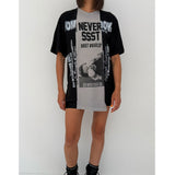 HANDCRAFTED TEE - NOIR/GRIS