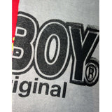 HANDCRAFTED TEE - GREY/RED