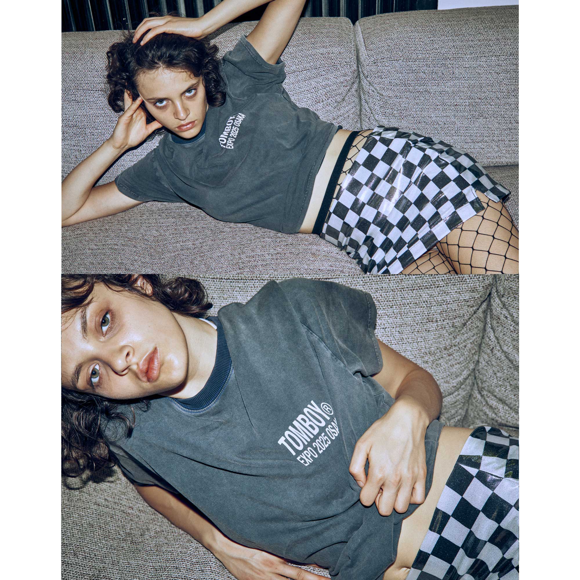 FADED BLACK TEE