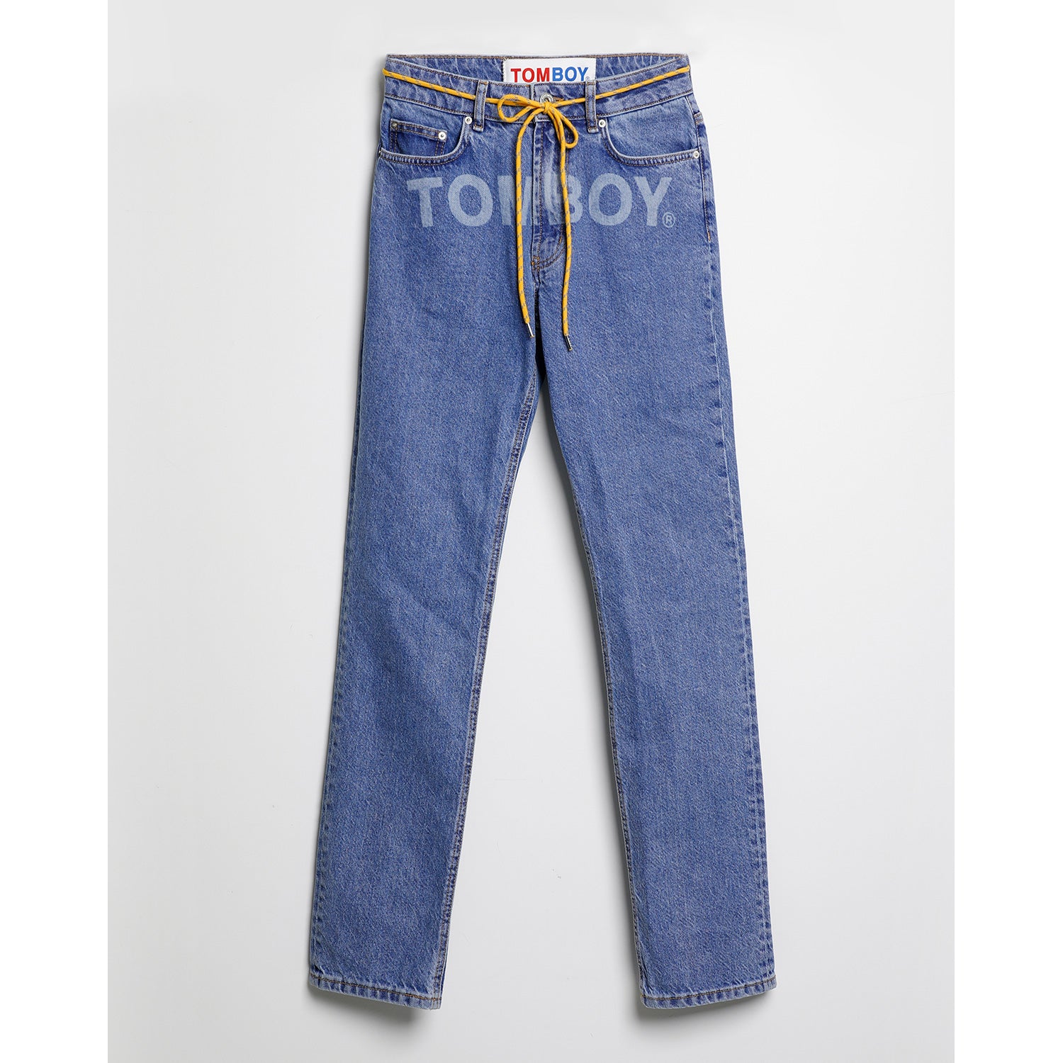 Tomboy Elegante Denim Pants - Vintage Blue
